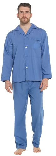 Strong Souls Mens Pyjamas Traditional 2 Piece Pjs