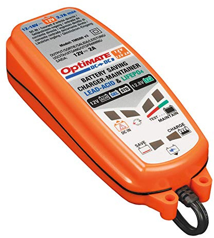 OptiMate TM-500 DC To DC 12V Motorcycle Automatic Battery Charger Optimizer