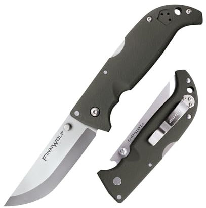Cold Steel Erwachsene 308612 Einhandmesser, Grün (OD GREEN), 89mm
