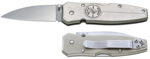 Klein Tools 44001 Lightweight Lockback Knife 2-1/2-Inch Drop-Point Blade