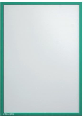 FRANKEN Dokumentenhalter Frame It X-tra!Line, DIN A5, magnetisch, grün, ITSA5M 02