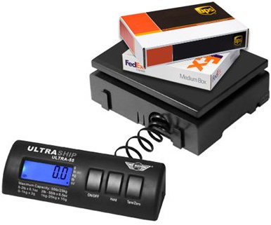 PROMOTION adaptateur secteur OFFERT d'une valeur de 6.5 euros/Balance postale idéale pour expédition pèse-lettres, pèse-colis performant 16kg x 2g BLACK
