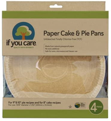 If You Care FSC Certified Paper Cake and Pie Baking Pans, 4-Count