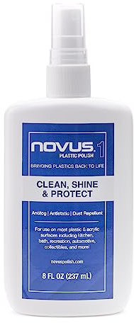 NOVUS 7020 | Plastic Clean & Shine #1 | 8 Ounce Bottle