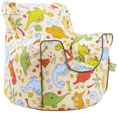 Cotton Dinosaur Bean Bag Arm Chair with Beans