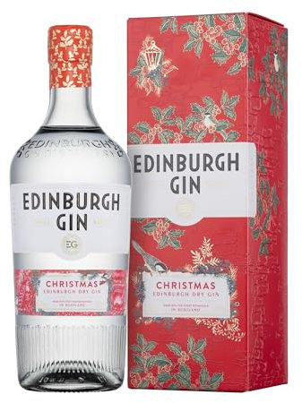 Edinburgh Gin Christmas Gin 70cl | 43% ABV | One of a Kind London Dry | Crafted with Cinnamon, Nutmeg and Clove | Perfect for Christmas Gifts for Gin Lovers