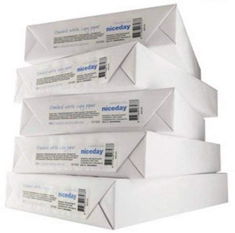 Niceday Office Value Copier Paper Multifunctional Ream-Wrapped 80gsm A4 White - 1 Box containing 5 Reams of 500 Sheets