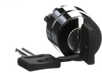 Schneider Electric Harmony XB4 Schlüsselschalter, Frontelement, Metall, 22mm, 2 Stellungen, rastend, schwarz, Artikelnummer ZB4BG4