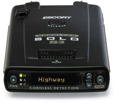 Escort Solo S3 Cordless Radar Detector