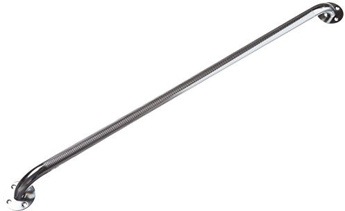 Homecraft Chrome-Plated Steel Grab Bar, Safety Rail and Mobility Aid for Bathroom for Elderly, Disabled and Handicapped Users, Indoor and Outdoor Attachment, 812 mm (32)