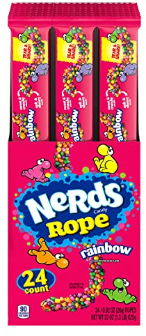 Wonka Rainbow Nerds Rope 26 g (Pack of 24)