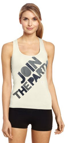 Zumba Fitness - Camiseta de Tirantes para Mujer Blanco Buff Talla:Large