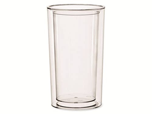 APS 36063 Flaschenkühler PURE, Ø außen 13,5 cm/innen 10,5 cm, Höhe 23 cm, doppelwandig, Kunststoff (SAN), glasklar, Made in Germany