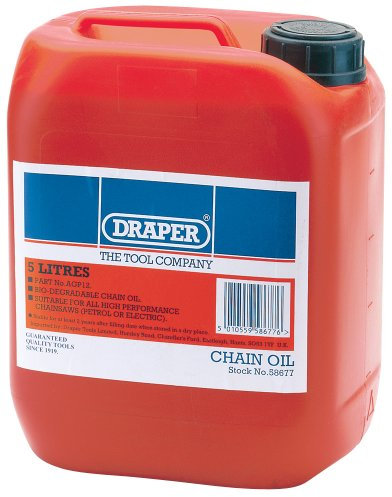 Draper 58677 - Olio per motosega, bottiglia da 5 L