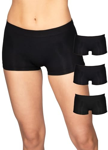 Intimidea - 3 Pezzi Panty Florida, in Morbida Microfibra Invisibile Art. 410130 (M/L, Nero)