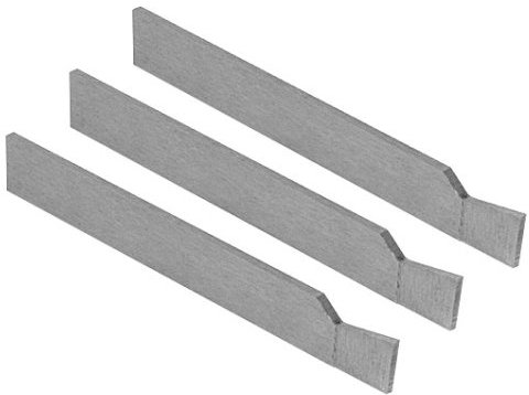 Rotwerk 80097 Abstechklingen-Satz 1,5 mm für Drehmaschinen, 3 Stück