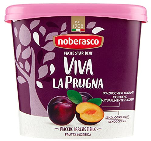 Noberasco Viva La Prugna, Prugne Essiccate Morbide Denocciolate, 400g