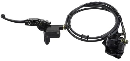 GOOFIT Ensemble d'étrier de Frein hydraulique de maître-Cylindre de Frein à Disque arrière Remplacement pour Quad Chinois 50cc 70cc 90cc 110cc 125cc 200cc 250cc ATV