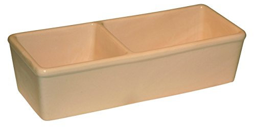 Keramiknapf für Nager, doppelt 350ml + 450ml