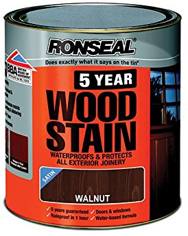 Ronseal 5 Year Woodstain Black Ebony 2.5L