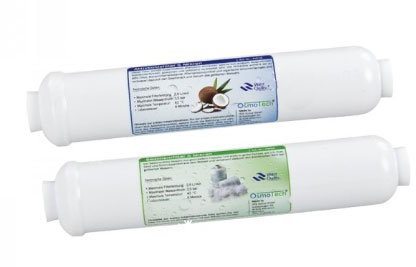 TopReef Filterset für Osmosanlagen, Feinfilter (5 Mikron) und Aktivkohlefilter, 2 Stück