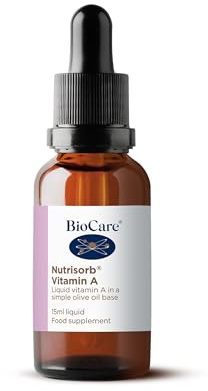 BioCare Nutrisorb Vitamin A - Liquid Vitamin A for Skin, Vision and Immune Support - 15ml