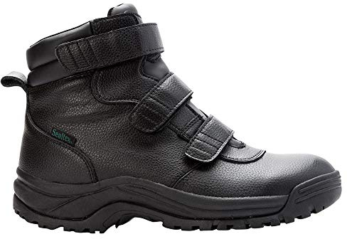 Propét mens Cliff Walker Tall Strap Hiking Boot, Black, 16 XX-Wide US