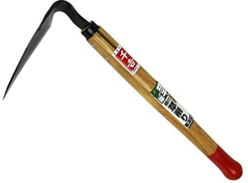Senkichi Steel Weeding Scythe, Weeding Scythe, Spine Pattern, Depth 2.2 x Height 13.2 x Width 5.3 inches (5.5 x 33.5 x 13.5 cm)