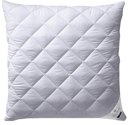 Billerbeck Kopfkissen Super Wash - Faserkissen ca. 80 x 80 cm - mittlerer Stützkraft – MAGICfill® 95 – Kissen mit Hohlfaser Füllung