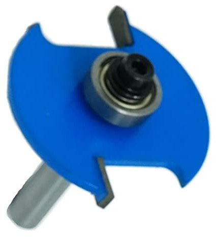 Dapetz ® Biscuit Router Bit 1/4 Shank Groove Joint No. 10 & 20 Cutter TCT Biscuit Joiner 19mm Bearing 40mm Length and 2 Wings Fits with Bosch, Makita & DeWalt Routers