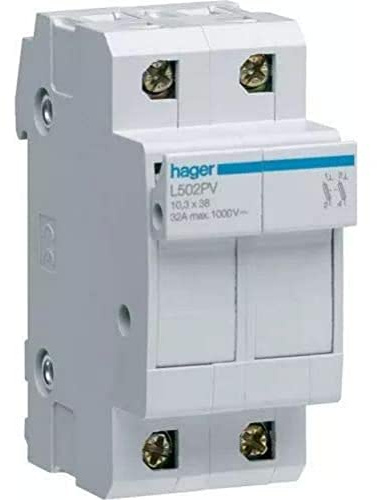 Hager L502PV Sicherungshalter pv 10,3 x 38 mm 32a 2-polig 1000 V