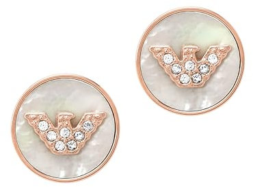 Emporio Armani Women's Rose Gold Stud Earrings, EGS2311221