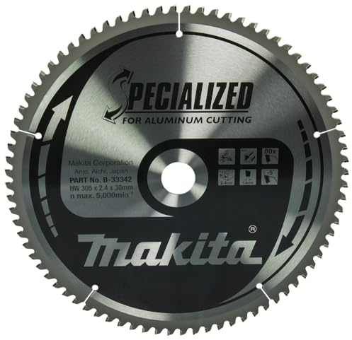 Makita B-33342 Specialized Aluminium Cutting Saw Blade 305x30x80T
