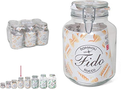 Rocco Bormioli Bormioli Rocco 149240417321991 Fido Vaso Erm 2000, Trasparente