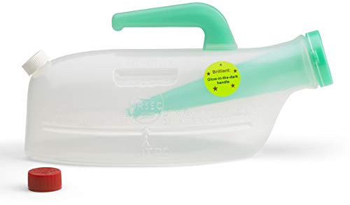 URSEC Spill Proof and Anti-Reflux Male Urinal - For Elderly, Disabled, and Other Therapeutic Uses.