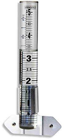 Springfield 90106 Glass Tube Rain Gauge