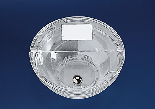 APS 11878 Plexiglas-Abdeckung mit Chrom überzogenen Handgriff und 10 Karten für Schilder, Ø 23.5 cm