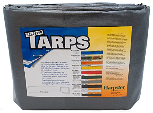 Heavy Duty Silver Tarp 6 OZ., 12'x12'