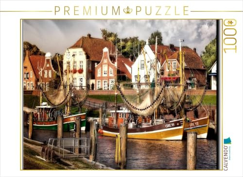 CALVENDO Puzzle Der alte Hafen Greetsiel | Lege-Größe cm Foto-Puzzle für glückliche Stunden