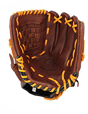 BARNETT GL-120 Gant de Baseball Cuir de compétition Outfield 12, pour droitier REG, Marron