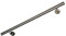 Edelstahl Handlauf V2A 42,4mm 240K geschliffen Wandhandlauf mit gerader Endkappe - UNGETEILT - 4000 mm