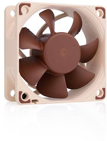 Noctua NF-A6x25 FLX, Ventilador Silencioso, 3 Pines (60 mm, Marrón)