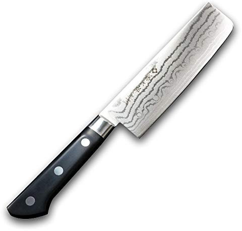 Toijro DP Damascus 7-inch (180mm) Nakiri Knife