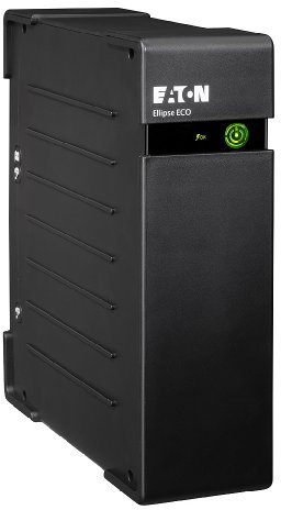 Eaton Onduleur Ellipse ECO 650 FR sans USB– Off-Line UPS – EL650FR – Puissance 650VA (4 prises FR, Parasurtenseur, Batterie, Protection Téléphone / Fax / Modem / Réseau 10/100 RJ45) - Noir
