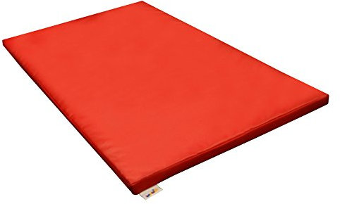 Implay® Soft Play Gym Mat - Crash Mat - Exercise Mat - 610gsm PVC/High Density Foam - Red - 150cm x 90cm x 5cm