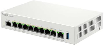 D-Link DBR-600-P Business PoE Router – 2.5G Dual WAN VPN Router with 8× PoE+ Ports (123W), Multi-WAN Load Balancing, Firewall Security, AP Management – Ideal for Small Offices & Cafés