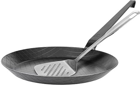 GRÄWE® Profi - Padella in Ferro battuto, 32 cm, Made in Germany