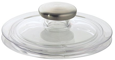 iDesign Forma Kitchen Sink Drain Stopper - Clear/Brushed