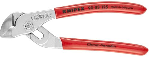 KNIPEX 90 03 125 Tools - Mini pinza per pompa dell'acqua con giunto scanalato, cromato (9003125)