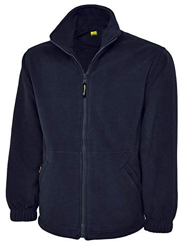 Ladies Full Zip Classic Fleece Jackets Sizes 8 to 30 by MIG - Suitable for Work & Leisure (10 to 12 / S - Small, Navy Blue)